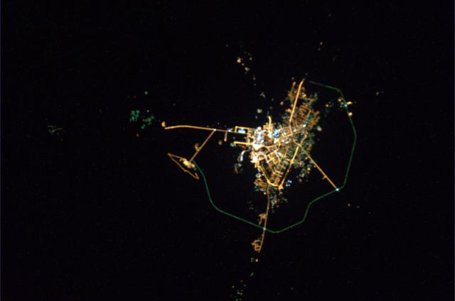 Astana, Kazakhstan seen from the ISS