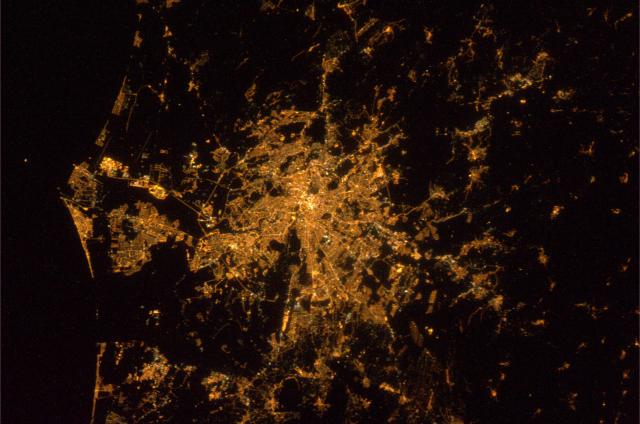 Roma, Italia seen from the ISS