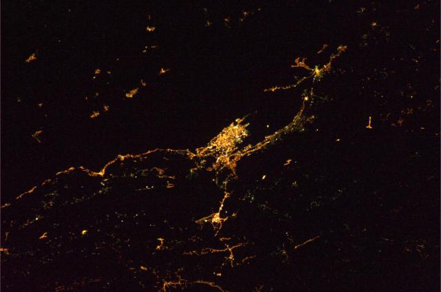 Split, Croatia seen from the ISS