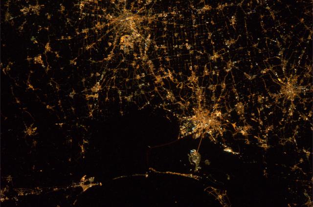 Venezia, Venice and surroundings, Italy seen from the ISS
