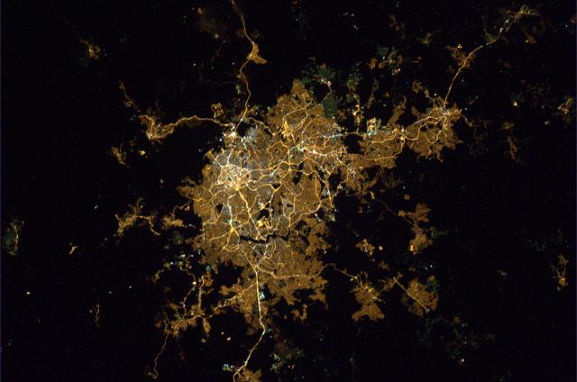Belo Horizonte, Brazil seen from the ISS