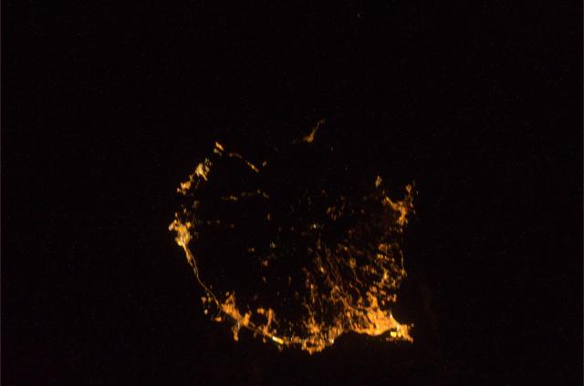Gran Canaria, Spain seen from the ISS
