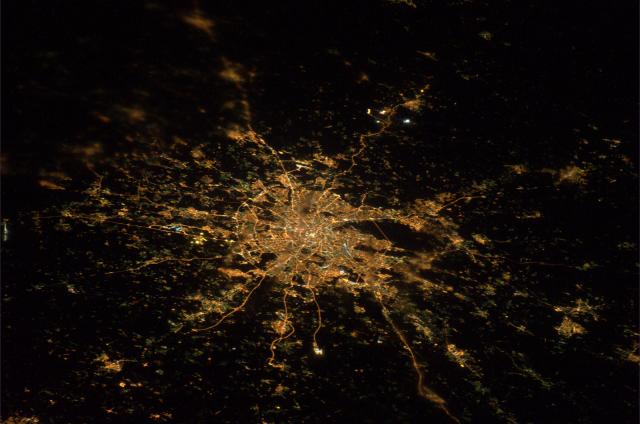 Moscow, Russia seen from the ISS