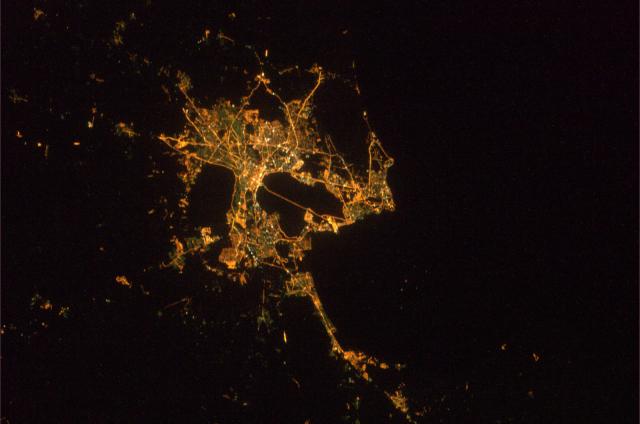Tunis, Tunisia seen from the ISS